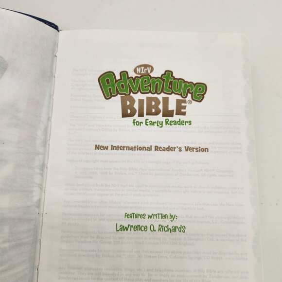 NIRV New International Reader Version Bible, Age 6-10 - by Lawrence O. Richard - Picture 4 of 6